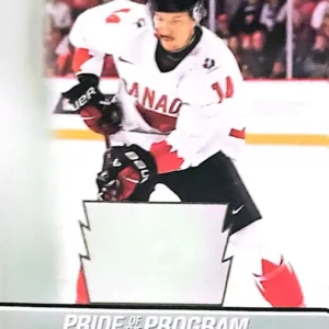 Zach Dean 2023 Upper Deck Team Canada Juniors Hockey Base Set - Pride of the Program #71