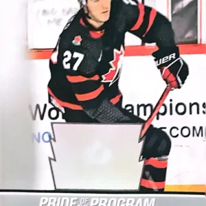 Jack Matier 2023 Upper Deck Team Canada Juniors Hockey Base Set - Pride of the Program #77