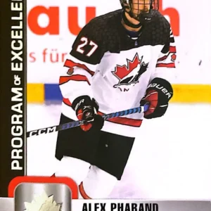 Alex Pharand 2023 Upper Deck Team Canada Juniors Hockey Base Set - Program of Excellence #122