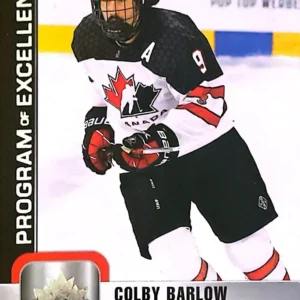Colby Barlow 2023 Upper Deck Team Canada Juniors Hockey Base Set - Program of Excellence #130