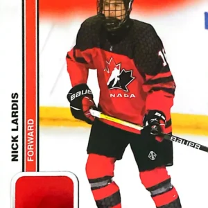 Nick Lardis 2023 Upper Deck Team Canada Juniors Hockey Red Foil Parallel - Men's U-18 #25