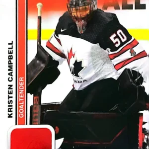 Kristen Campbell 2023 Upper Deck Team Canada Juniors Hockey Red Foil Parallel - Women's WC #43