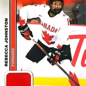 Rebecca Johnston 2023 Upper Deck Team Canada Juniors Hockey Red Foil Parallel - Women's WC #51