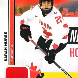 Sarah Nurse 2023 Upper Deck Team Canada Juniors Hockey Red Foil Parallel - Women's WC #55