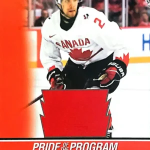 Nolan Allan 2023 Upper Deck Team Canada Juniors Hockey Red Foil Parallel - Pride of the Program #76
