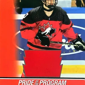 Tanner Howe 2023 Upper Deck Team Canada Juniors Hockey Red Foil Parallel - Pride of the Program #86