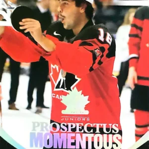 Colby Barlow 2023 Upper Deck Team Canada Juniors Hockey Prospectus Momentous #PM-38