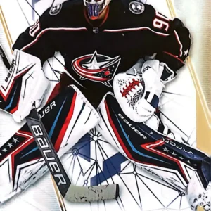 Elvis Merzlikins 2022-23 Upper Deck SP Authentic Hockey Base Set #60