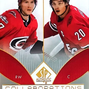 Andrei Svechnikov / Sebastian Aho 2022-23 Upper Deck SP Authentic Hockey Collaborations #C-4