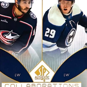 Johnny Gaudreau / Patrik Laine 2022-23 Upper Deck SP Authentic Hockey Collaborations #C-13