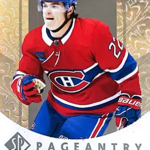 Cole Caufield 2022-23 Upper Deck SP Authentic Hockey Pageantry #P-22