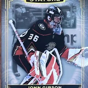 John Gibson 2022-23 Upper Deck Stature Hockey Base Set #46