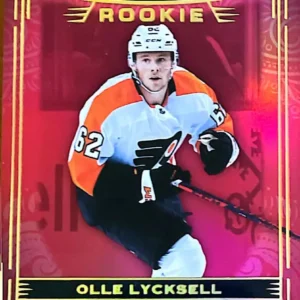 Olle Lycksell 2022-23 Upper Deck Stature Hockey Red Parallel - Rookies #137 /75
