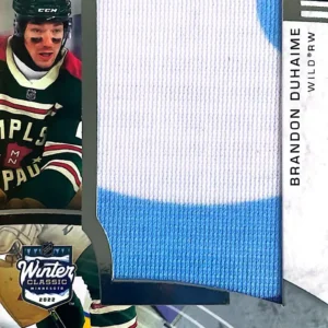 Brandon Duhaime 2022-23 Upper Deck SP Game Used Hockey 2022 NHL Winter Classic Banner Year Relics #BYWC-BD