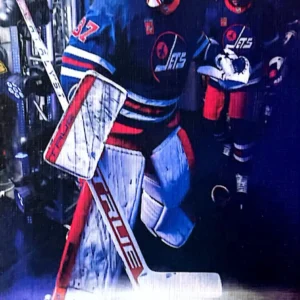 Connor Hellebuyck 2023-24 Upper Deck Series 1 Hockey UD Canvas #C89