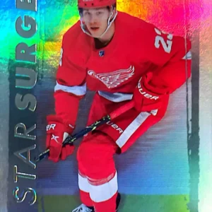 Lucas Raymond 2023-24 Upper Deck Series 1 Hockey Star Surge #SS-25