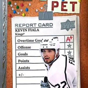 Kevin Fiala 2023-24 Upper Deck Series 1 Hockey Teachers Pet #TP-12