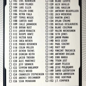 Checklist Card 2021-22 O-Pee-Chee Hockey Base Set #200
