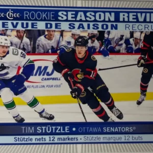 Tim Stutzle 2021-22 O-Pee-Chee Hockey Base Set - Rookie Season Review #547