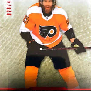 Jakub Voracek 2021-22 Upper Deck Artifacts Hockey Ruby Parallel #22 /499
