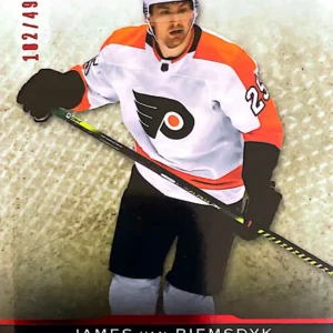 James van Riemsdyk 2021-22 Upper Deck Artifacts Hockey Ruby Parallel #62 /499