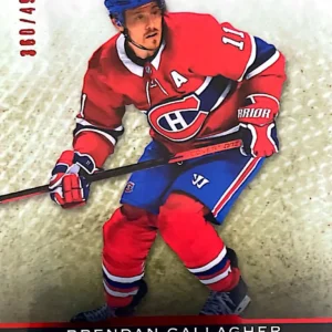 Brendan Gallagher 2021-22 Upper Deck Artifacts Hockey Ruby Parallel #64 /499
