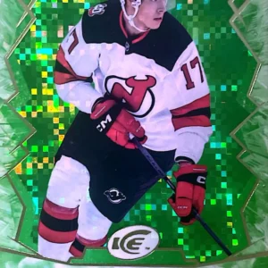 Yegor Sharangovich 2022-23 Upper Deck ICE Hockey Green Parallel #15