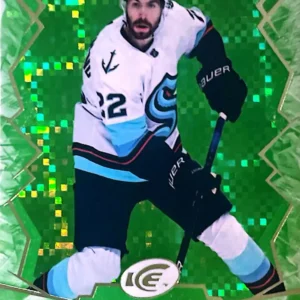 Oliver Bjorkstrand 2022-23 Upper Deck ICE Hockey Green Parallel #70