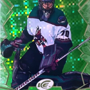 Karel Vejmelka 2022-23 Upper Deck ICE Hockey Green Parallel #75