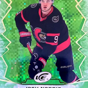 Josh Norris 2022-23 Upper Deck ICE Hockey Green Parallel #81