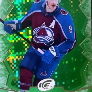 Cale Makar 2022-23 Upper Deck ICE Hockey Green Parallel #83