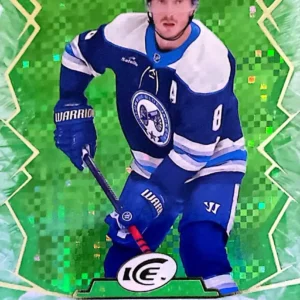 Zach Werenski 2022-23 Upper Deck ICE Hockey Green Parallel #86