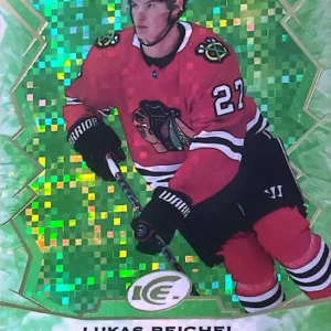 Lukas Reichel 2022-23 Upper Deck ICE Hockey Green Parallel - Rookies #144