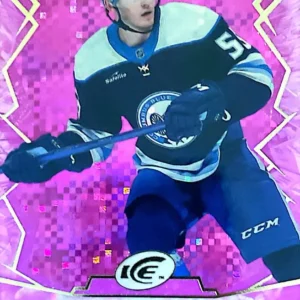 David Jiricek 2022-23 Upper Deck ICE Hockey Purple Parallel - Rookies #112