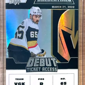 Zack Hayes 2022-23 Upper Deck Credentials Hockey Base Set - Debut Ticket Access Tier 1 #139 /999