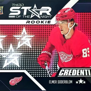 Elmer Soderblom 2022-23 Upper Deck Credentials Hockey 3rd Star of the Night Rookies #3SR-2
