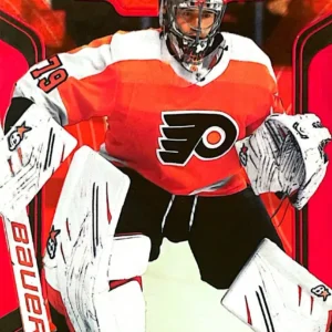 Carter Hart 2023-24 Upper Deck Trilogy Hockey Red Parallel - Common #21 /249