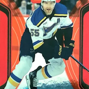 Colton Parayko 2023-24 Upper Deck Trilogy Hockey Red Parallel - Common #24 /249