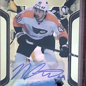 Noah Cates 2023-24 Upper Deck Trilogy Hockey Gold Auto Parallel - Common #29