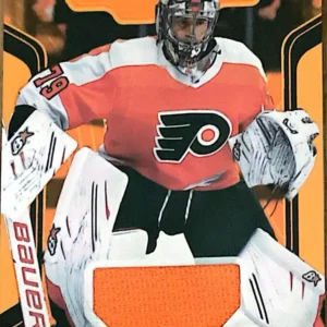 Carter Hart 2023-24 Upper Deck Trilogy Hockey Jersey Parallel #21