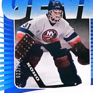 Billy Smith 2023-24 Upper Deck Trilogy Hockey Generations Blue Parallel #TG-19A /349