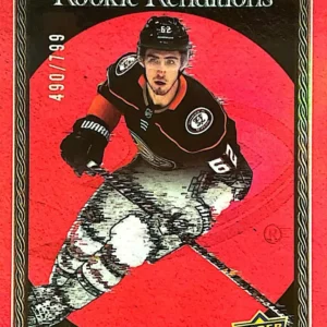 Nikita Nesterenko 2023-24 Upper Deck Trilogy Hockey Rookie Renditions Red Parallel #RR-26 /799
