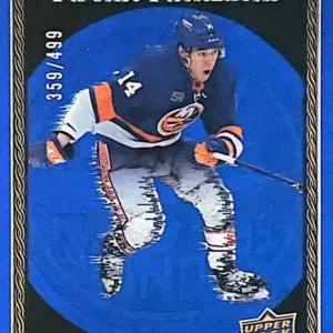 William Dufour 2023-24 Upper Deck Trilogy Hockey Rookie Renditions Blue Parallel #RR-35 /499