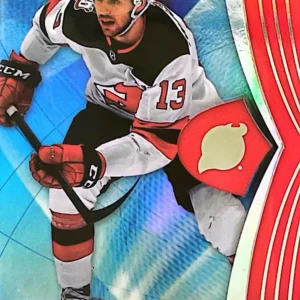 Nico Hischier 2023-24 Upper Deck Synergy Hockey Red Codes Parallel #57