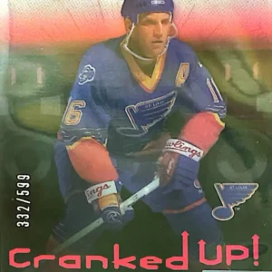 Brett Hull 2023-24 Upper Deck Synergy Hockey Cranked Up Red Parallel #CR-BH /599