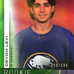 Devon Levi 2023-24 Upper Deck Synergy Hockey Rookie Journey Draft Red Parallel #RJ-1 /599