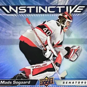 Mads Sogaard 2023-24 Upper Deck Series 2 Hockey Instinctive #IN-29