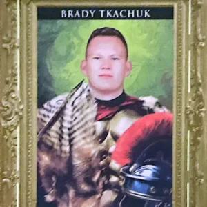 Brady Tkachuk 2023-24 Upper Deck Series 2 Hockey UD Portraits #P32