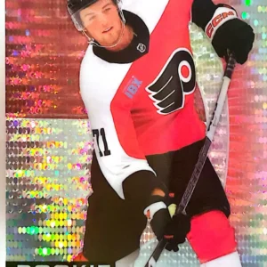 Tyson Foerster 2023-24 Upper Deck Allure Hockey Red Rainbow Parallel - Rookies #116