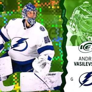 Andrei Vasilevskiy 2023-24 Upper Deck ICE Hockey Green Parallel #26
